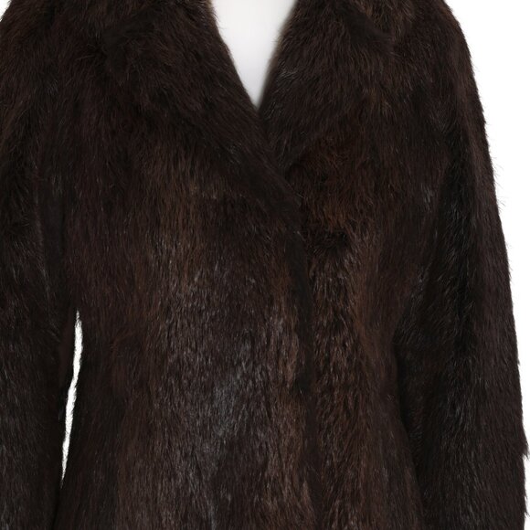Wasa Päls (Sweden) Vintage, 1970s, Muskrat Fur - Picture 4 of 11